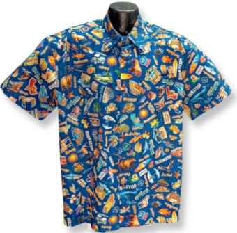 California Dreaming Hawaiian Shirt- Made in USA